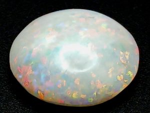 Brightly colored Coober Pedy semi-crystal precious opal
