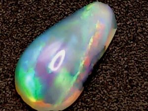 Rare, crystal opal, Mined from Brazil in 1974