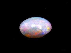Brightly colored Coober Pedy semi-crystal precious opal